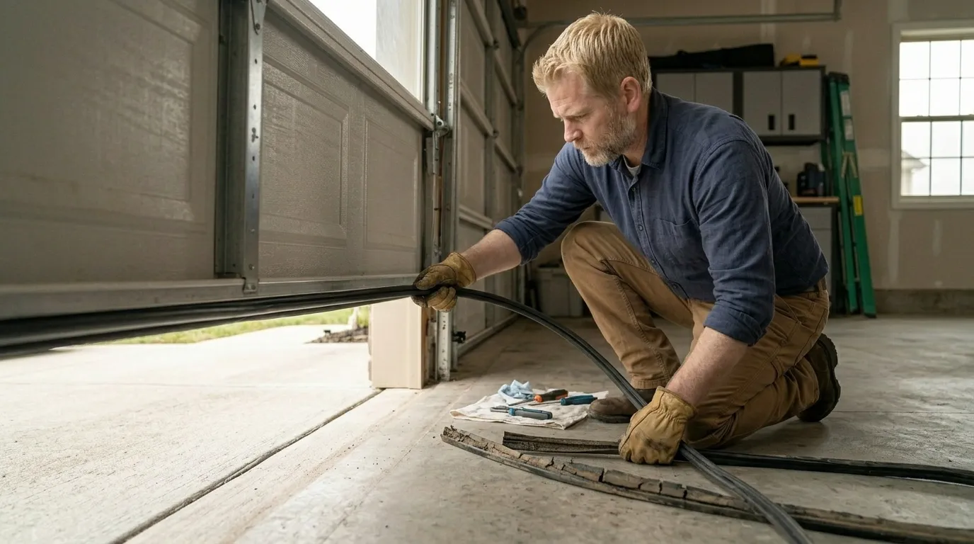 Garage door work by Conroe Garage Door Pros in Conroe, TX