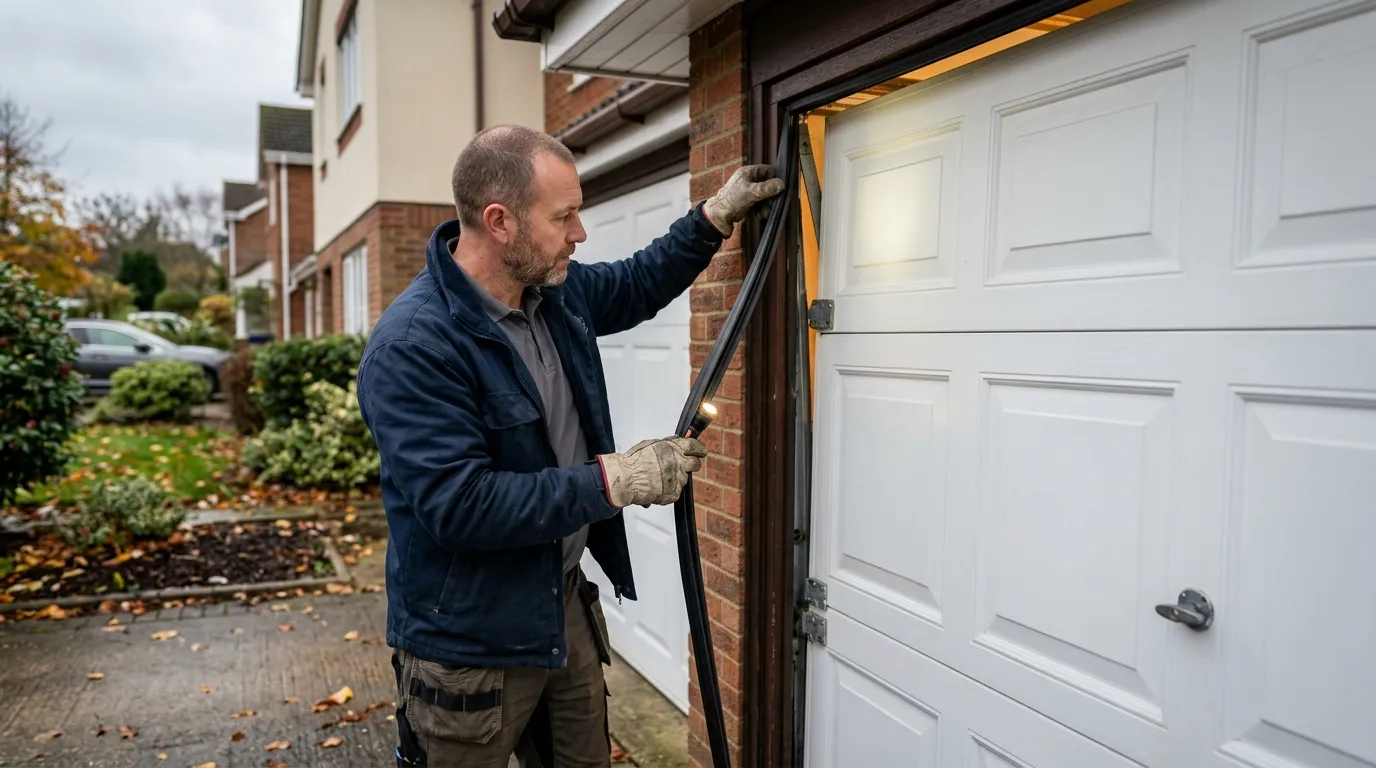 Garage door work by Conroe Garage Door Pros in Conroe, TX