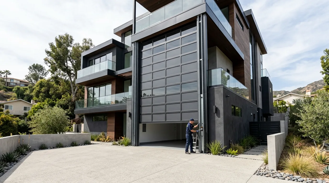 Garage door work by Conroe Garage Door Pros in Conroe, TX