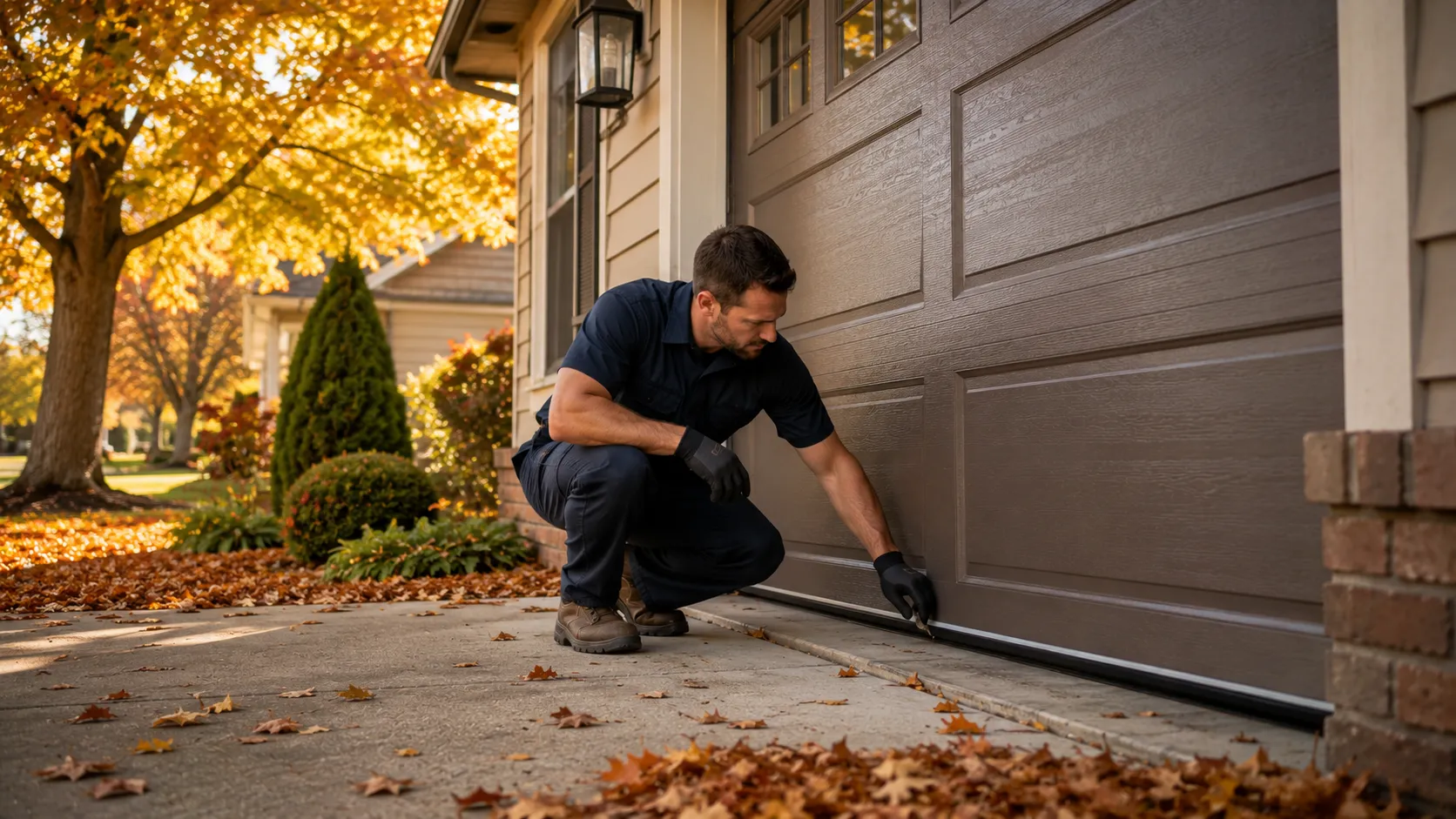 Garage door work by Conroe Garage Door Pros in Conroe, TX